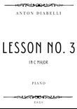 Diabelli - Lesson No. 3 (op.125) in C Major - Easy