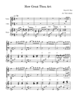 How Great Thou Art (Violin + Cello Duet and Piano)