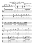 Nocturne Op 9 No 1 (arranged for guitar)
