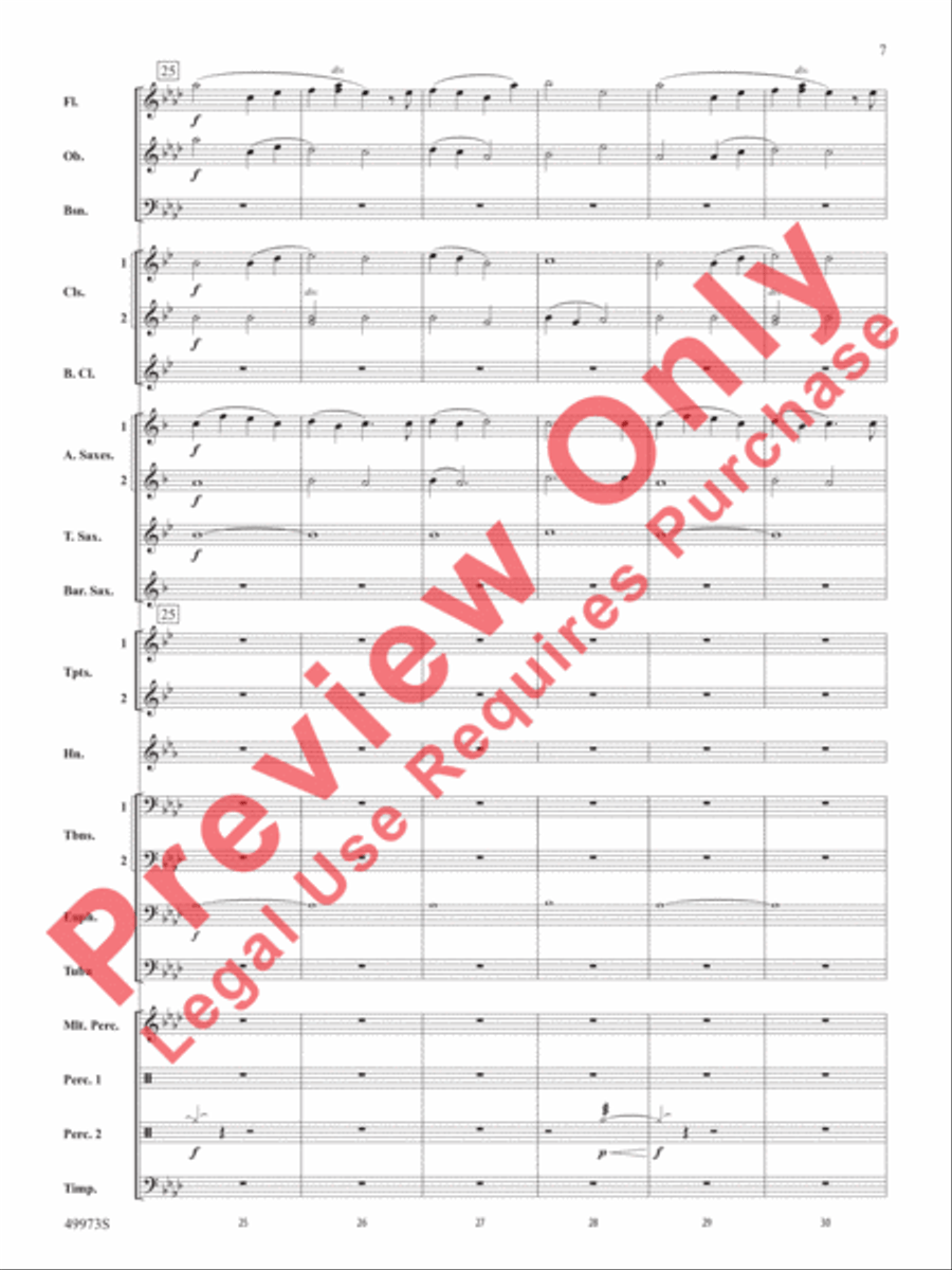 Prairie Dance Prairie Dance Concert Band scores gallery preview page 8