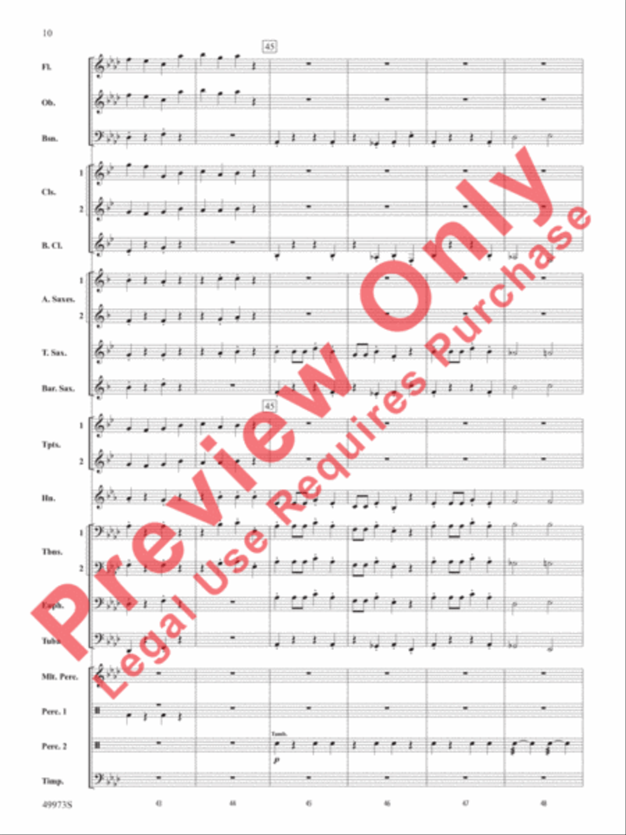 Prairie Dance Prairie Dance Concert Band scores gallery preview page 11