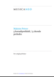 5 koraaliprelüüdi / 5 chorale preludes