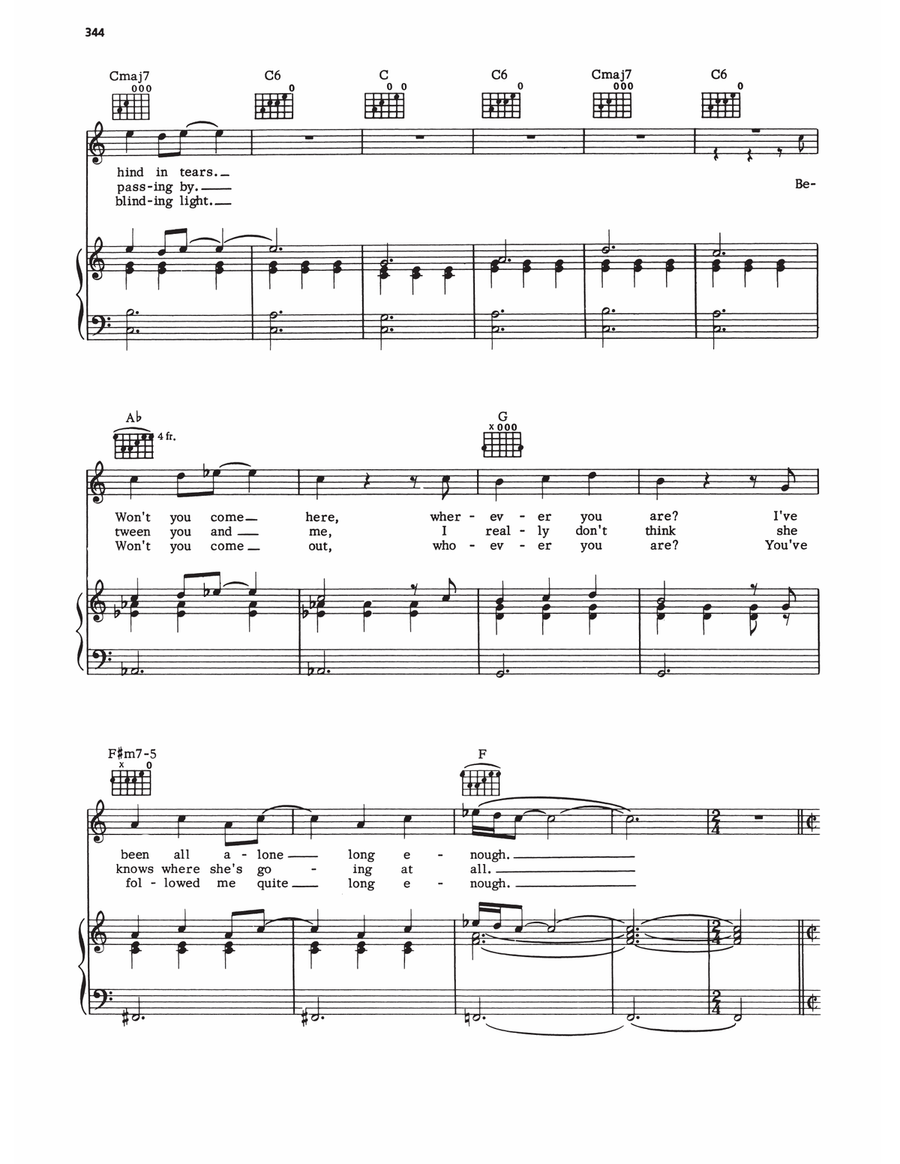 Your Own Special Way Piano, Vocal, Guitar scores gallery preview page 3