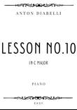 Diabelli - Lesson No. 10 (op.125) in C Major - Easy