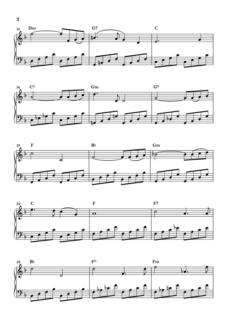 Ave Maria Piano Solo scores gallery preview page 2