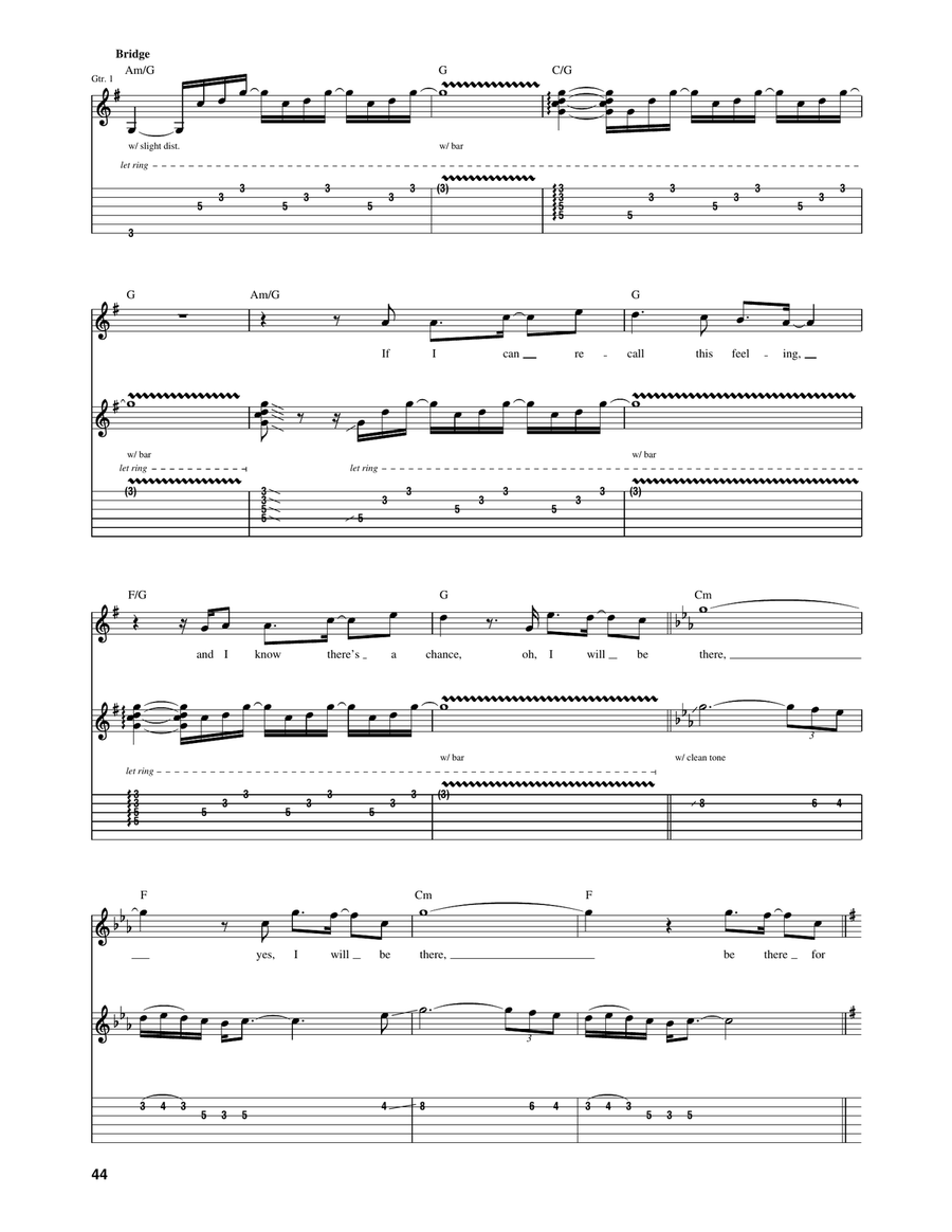 Hold On My Heart Hold On My Heart Acoustic Guitar scores gallery preview page 3
