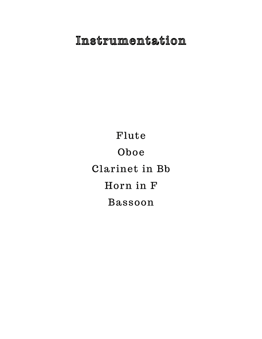 The Architect Woodwind Quintet scores gallery preview page 5