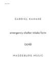 emergency shelter intake form