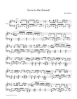 Love is the Sound (piano)