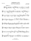 Franck: Andantino in Ab - arr. for Sax Quartet S(A)ATB