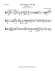 On Wings Of Song Op. 24 No. 2 for Viola Solo mini preview