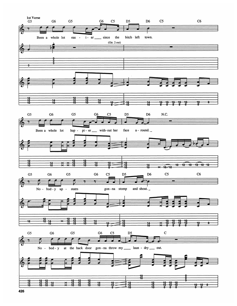 Little Miss Can't Be Wrong Acoustic Guitar scores gallery preview page 2
