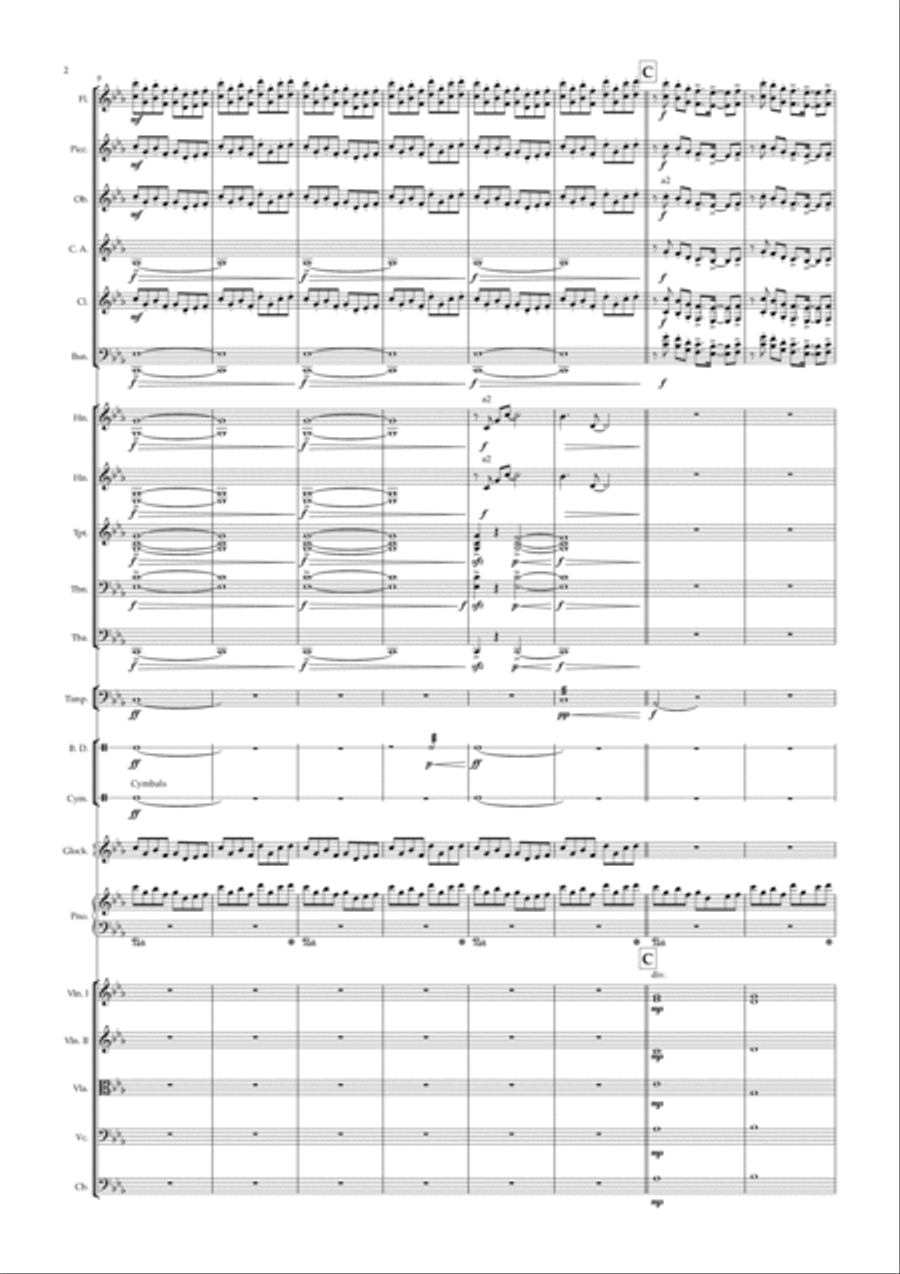 Ryuno Shonen (the Dragon Boy) Full Orchestra scores gallery preview page 2