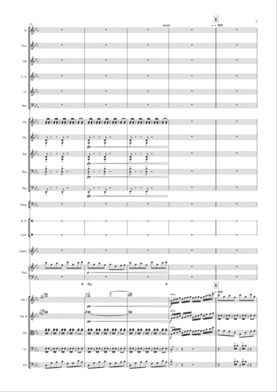 Ryuno Shonen (the Dragon Boy) Full Orchestra scores gallery preview page 5