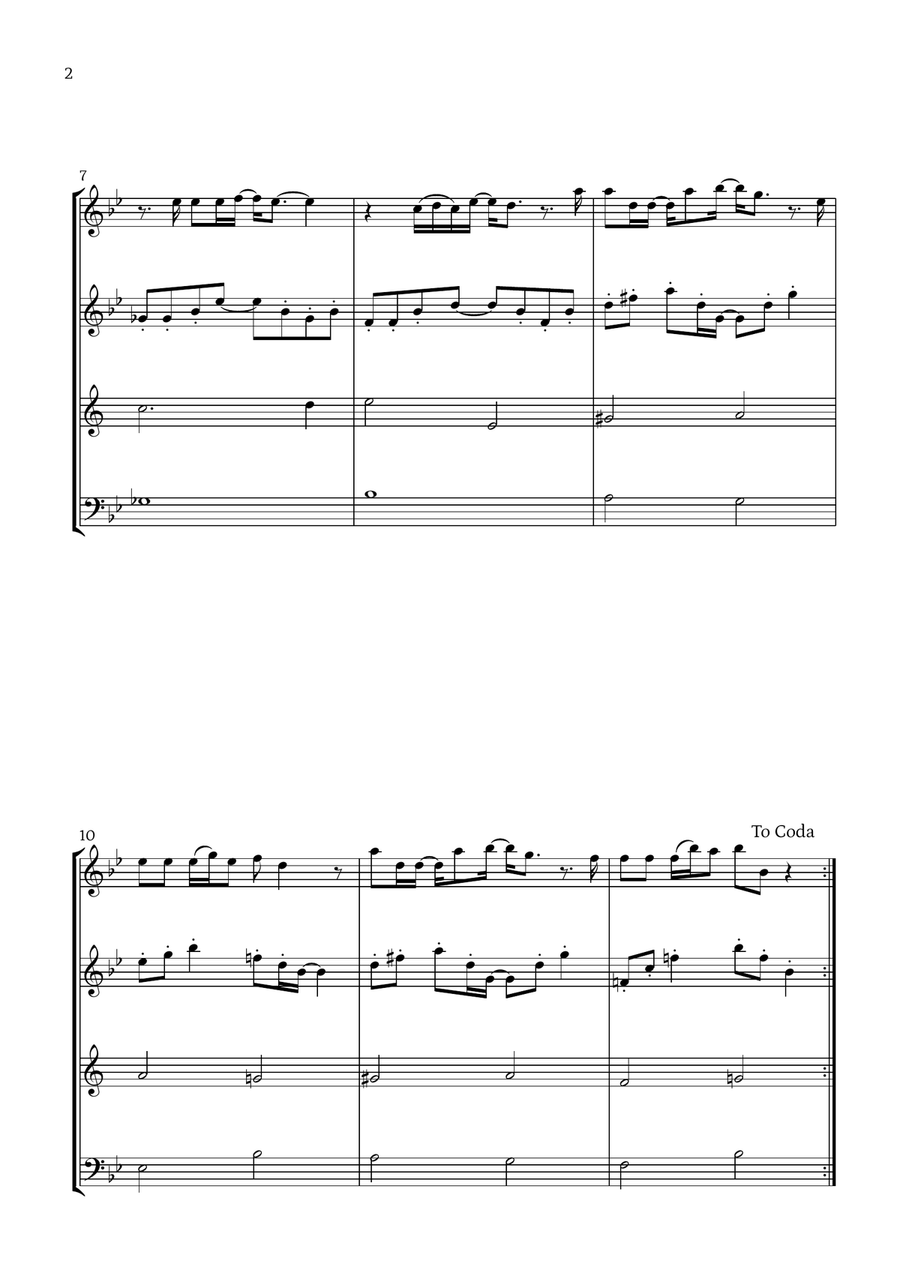 Dos Oruguitas Dos Oruguitas Woodwind Quartet scores gallery preview page 2