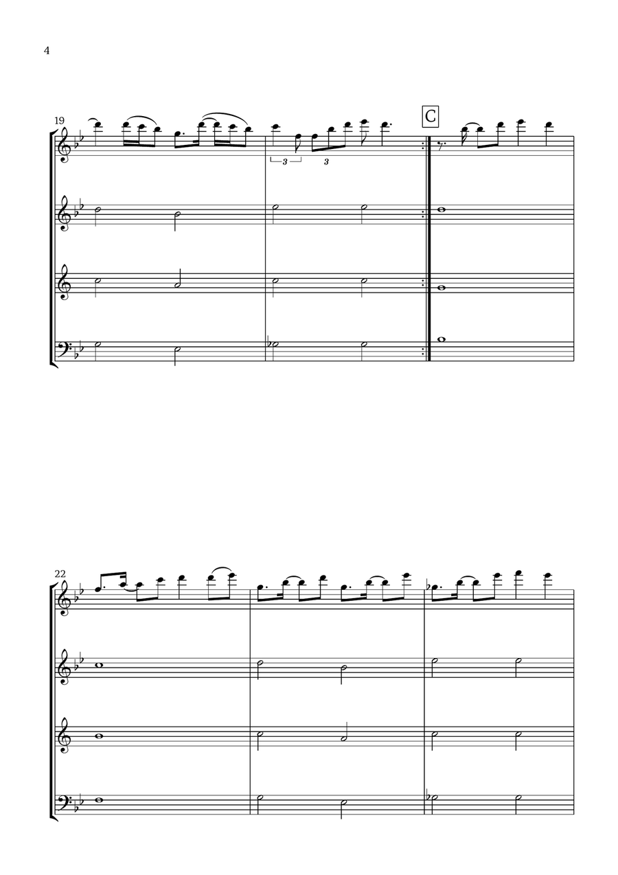 Dos Oruguitas Dos Oruguitas Woodwind Quartet scores gallery preview page 4