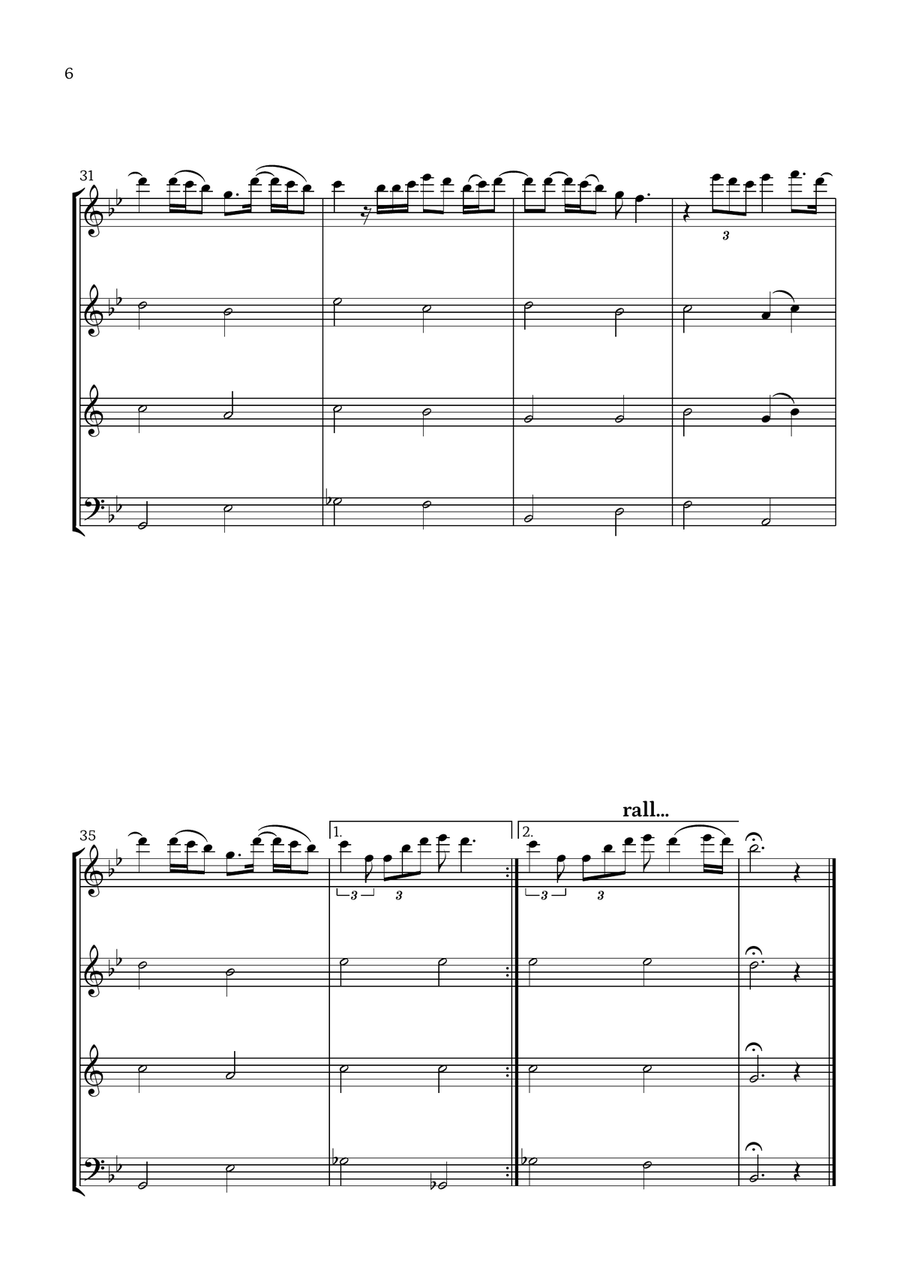 Dos Oruguitas Dos Oruguitas Woodwind Quartet scores gallery preview page 6