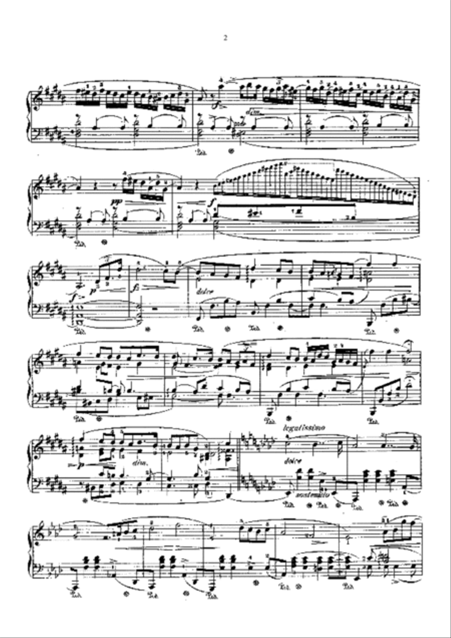 Chopin Nocturne Op. 62 No. 1 in B Major Piano Solo scores gallery preview page 2
