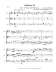 Sinfonia Number Three for String Trio