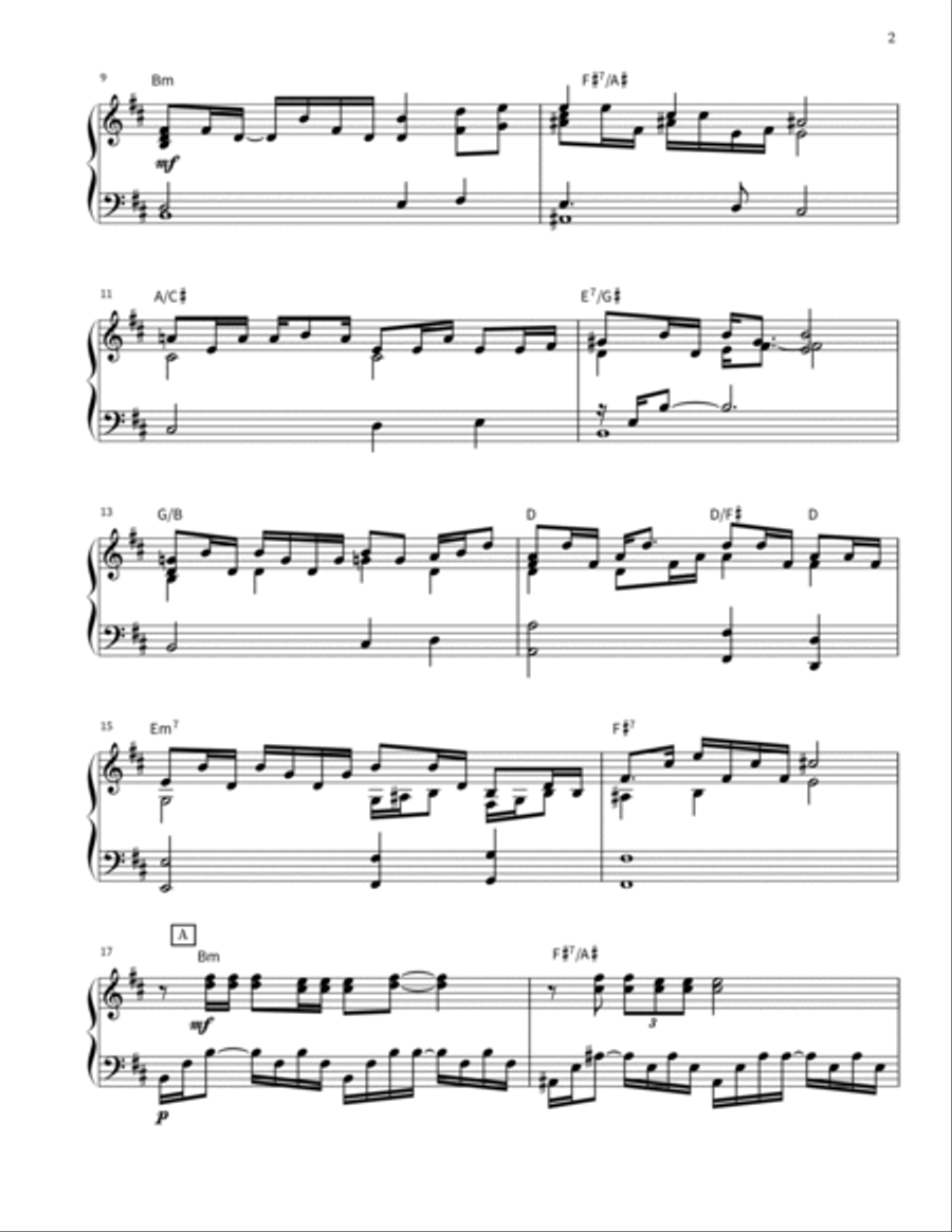 Hotel California Piano scores gallery preview page 2