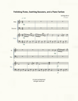 Frolicking Flutes, Soothing Bassoons, and a Piano Fanfare - Score Only
