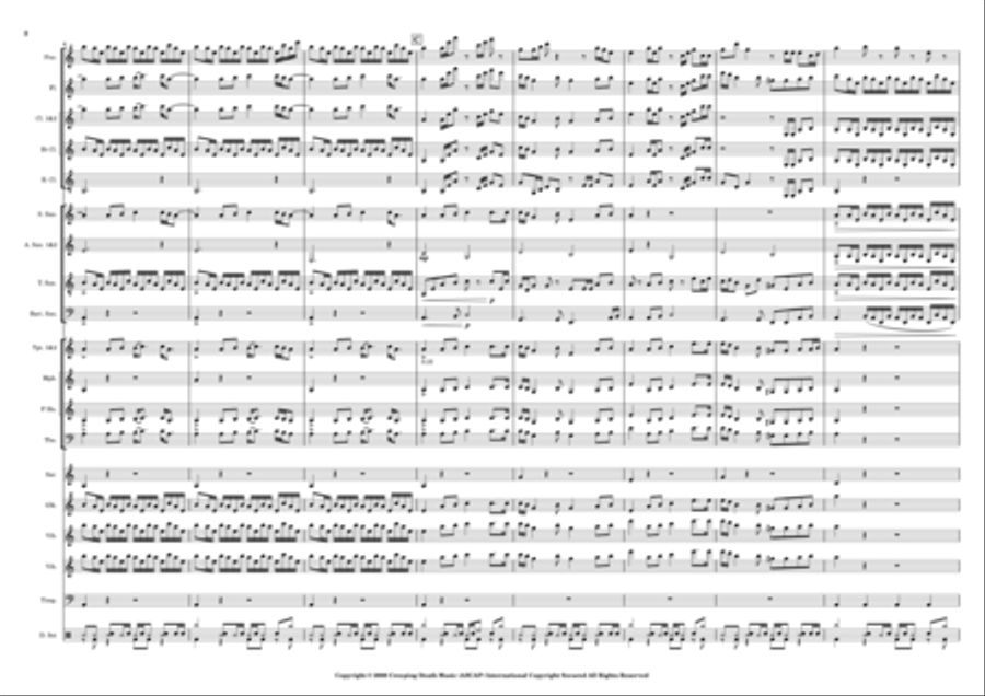 The Unforgiven Iii Marching Band scores gallery preview page 2