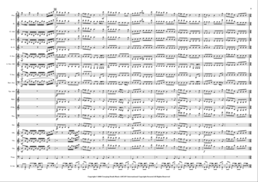 The Unforgiven Iii Marching Band scores gallery preview page 3