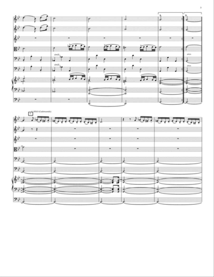 Adagio In G Minor Viola scores gallery preview page 3