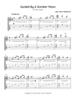 Guided By A Somber Moon - guitar solo (guitar with tab and standard notation only)