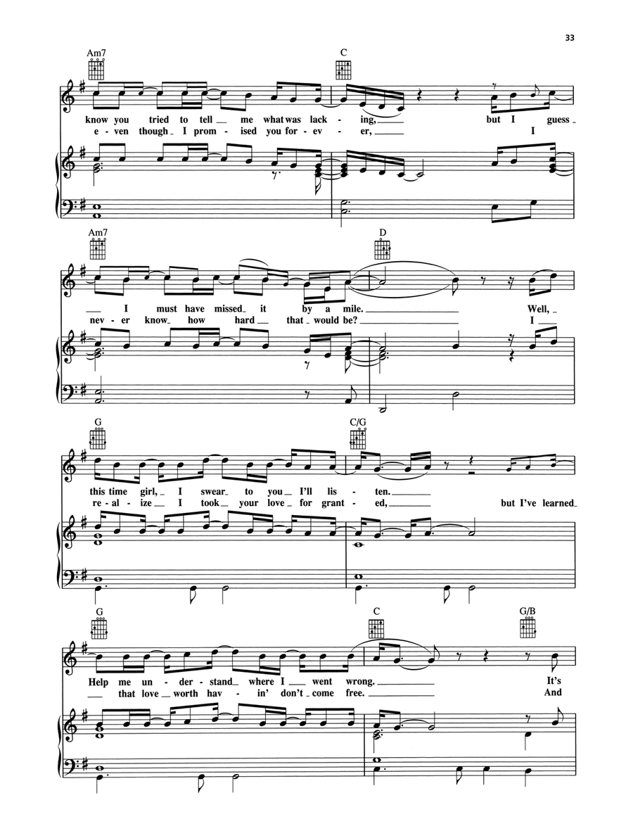 Help Me Hold On Help Me Hold On Piano, Vocal, Guitar scores gallery preview page 2