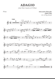 Marcello's Adagio for Flute and Piano