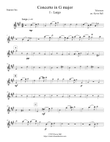Telemann: Concerto in G (Largo) - arr. for Sax Quartet SATB