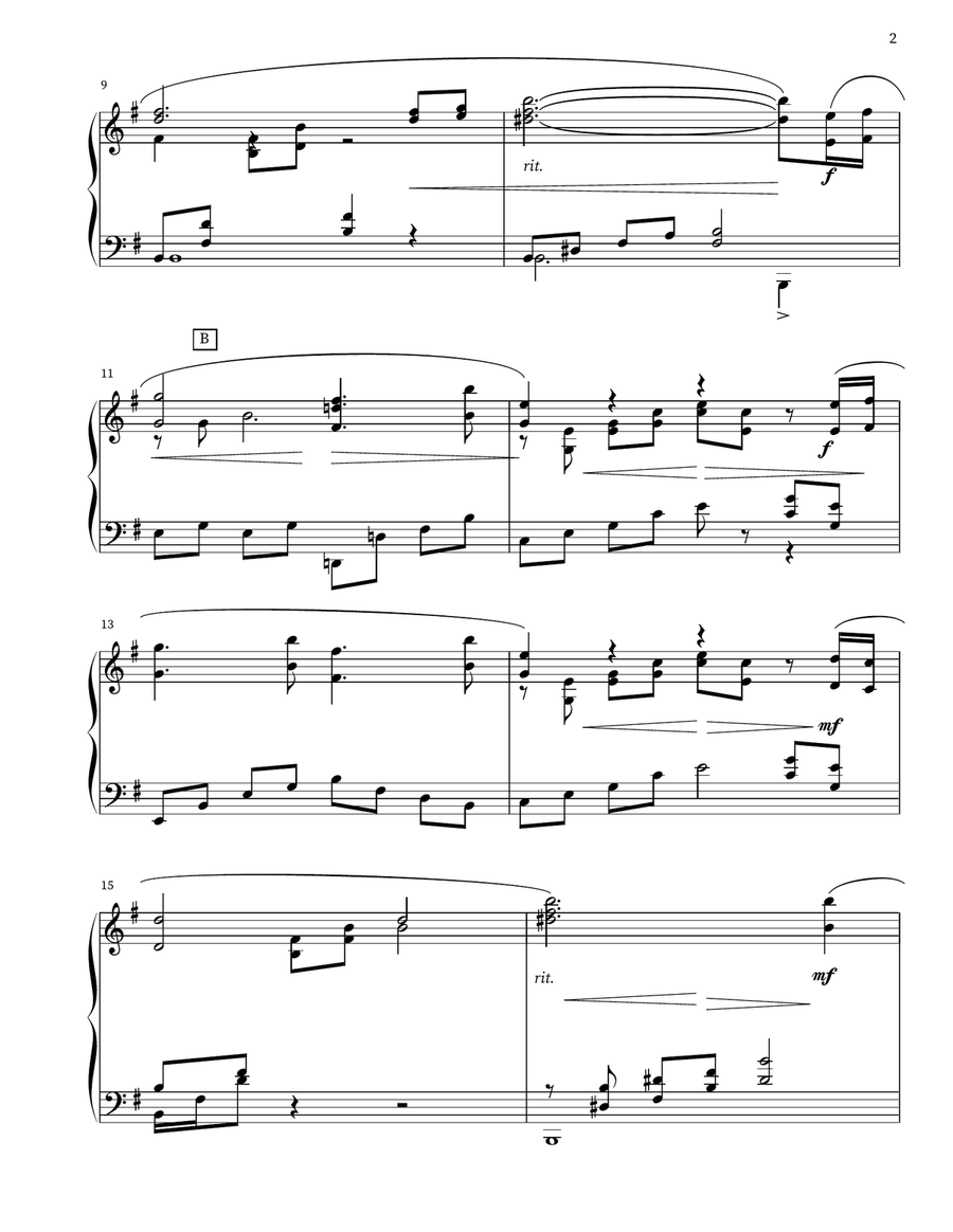 Goku Sayonara Zetsubou Sensei Piano Solo scores gallery preview page 2