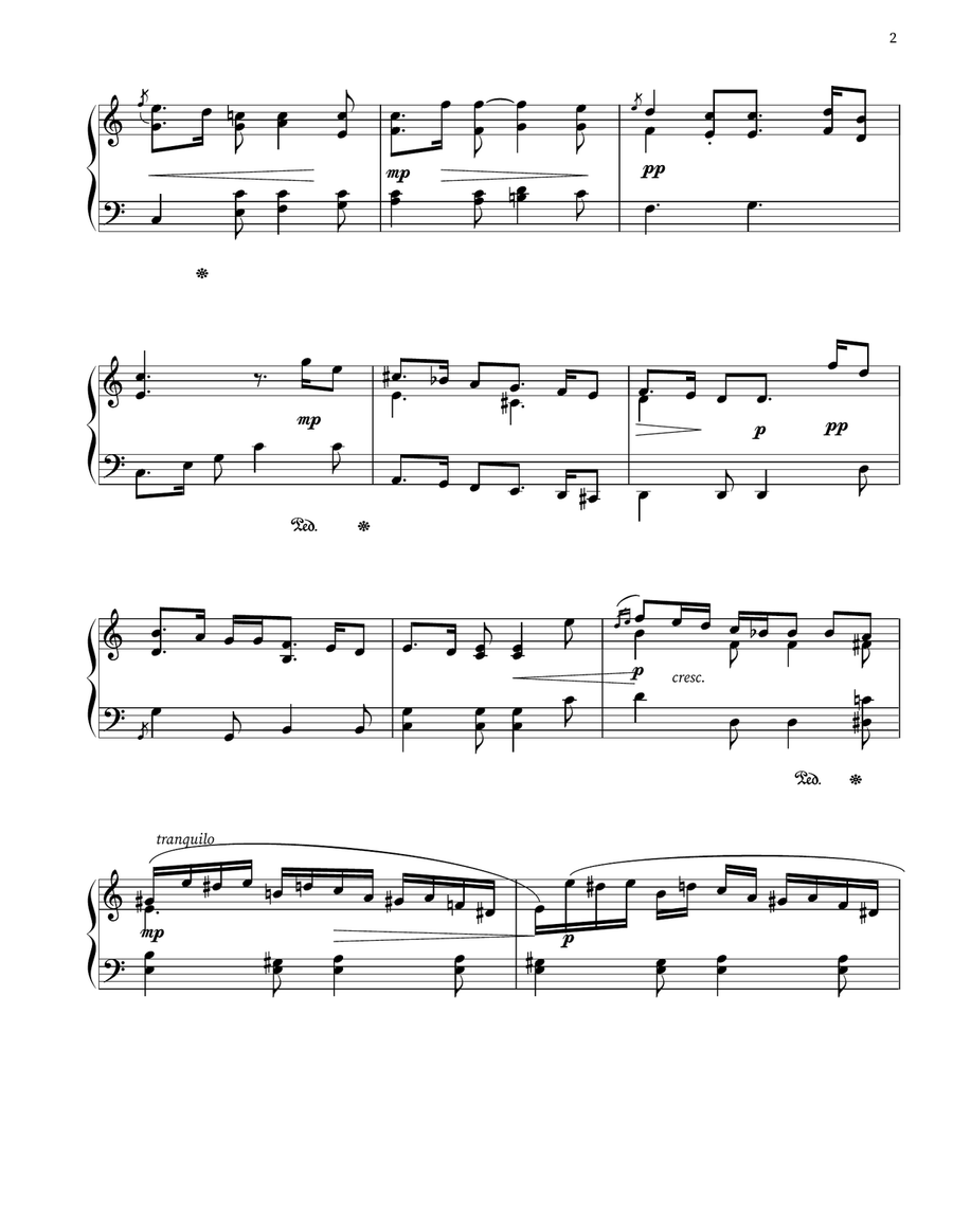 Sonata No. 55 in A minor Piano Solo scores gallery preview page 2
