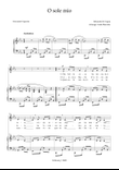 O Sole Mio (Eduardo di Capua) - Eb Major
