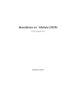 Benedictus es: Alleluia (2018)