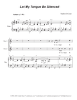 Let My Tongue Be Silenced (2-part choir) mini preview