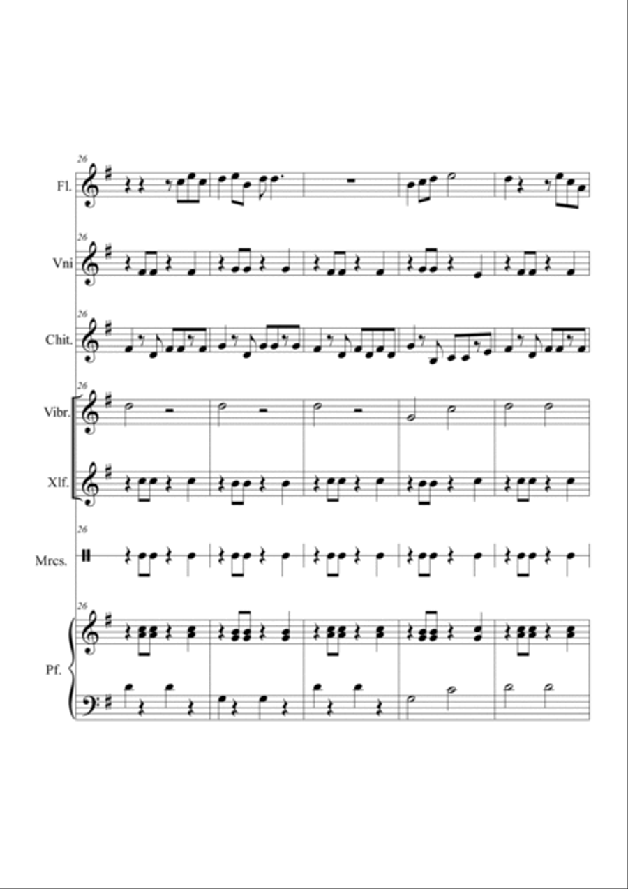 Guantanamera Flute scores gallery preview page 6