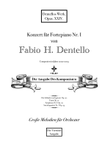 Piano Concerto Nº 1 Op. 24 - Score Only