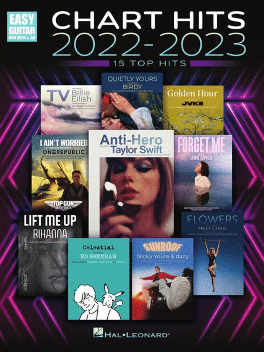 Chart Hits 2022-2023 Electric Guitar scores gallery preview page 2