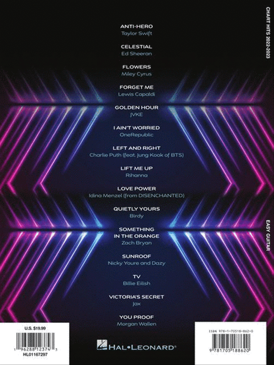 Chart Hits 2022-2023 Electric Guitar scores gallery preview page 7