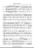 Radetzky March for Double Bass Trio
