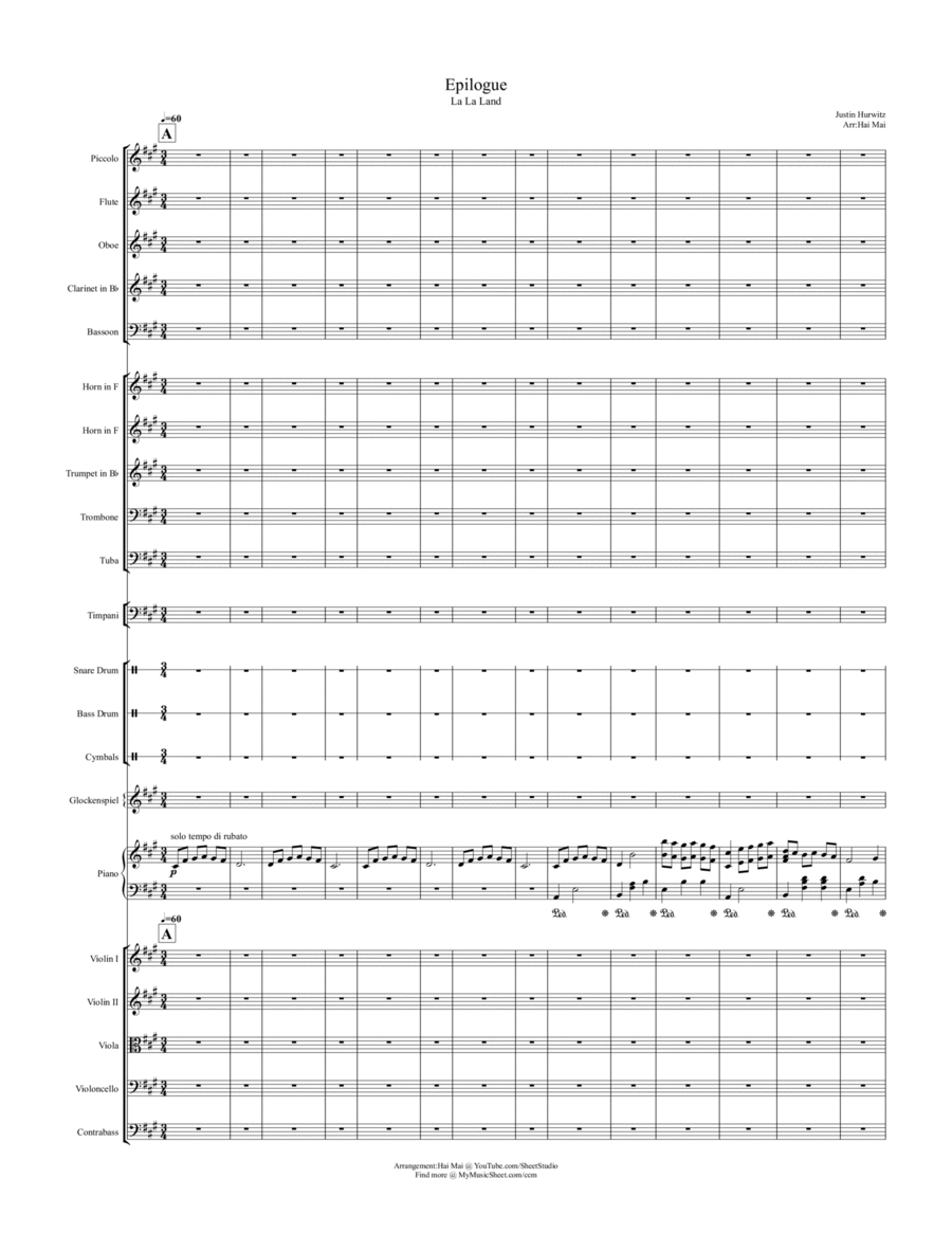 Epilogue Full Orchestra scores gallery preview page 1