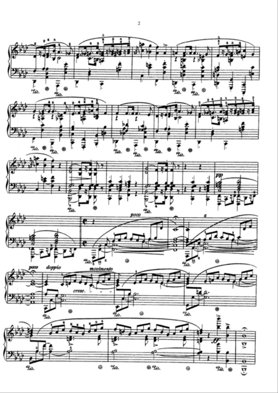 Chopin Fantasy Op. 49 in F Minor Piano Solo scores gallery preview page 2