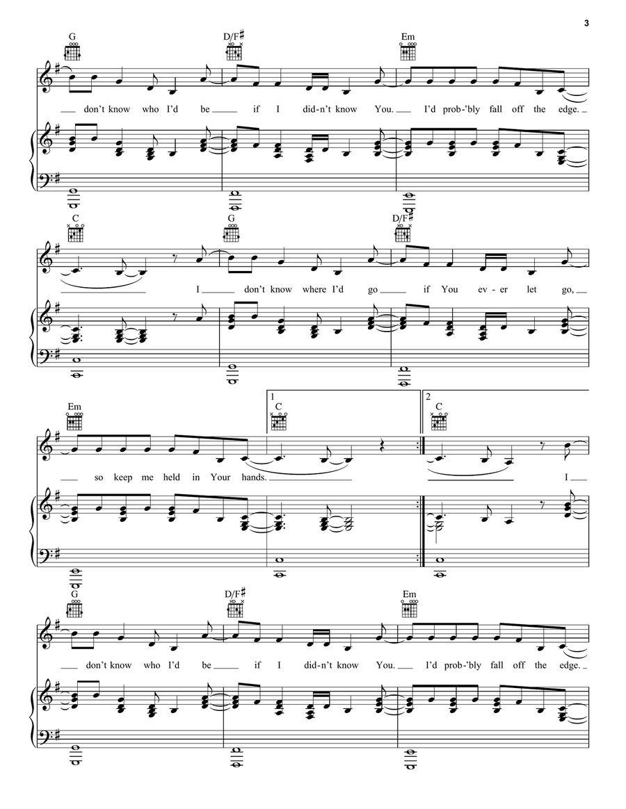 Thank God I Do Thank God I Do Piano, Vocal, Guitar scores gallery preview page 3
