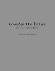 Consider The Lillies