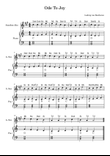 Ode To Joy - Sax Alto e Piano (Notes)