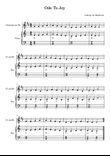Ode To Joy - Clarinete e Piano
