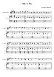 Ode To Joy - Sax Alto e Piano