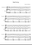 Ode To Joy - Trompete e Piano